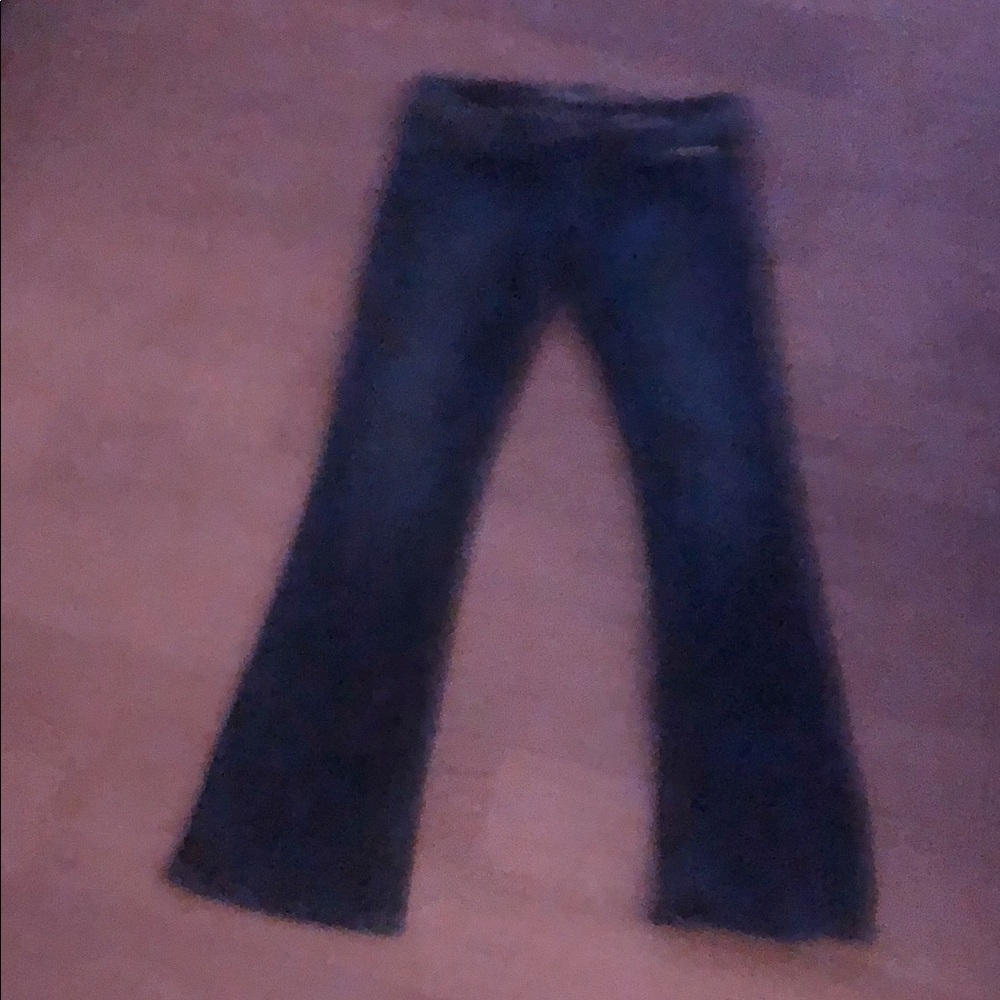 Classic Women's Dark Blue Bootcut Jeans